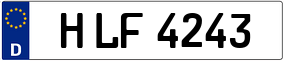 Truck License Plate